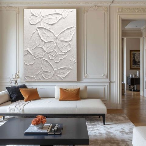 White Minimalist Painting #WM 007