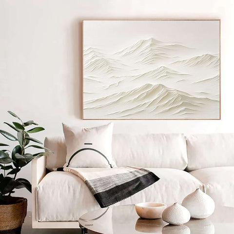 White Minimalist Painting #WM 009