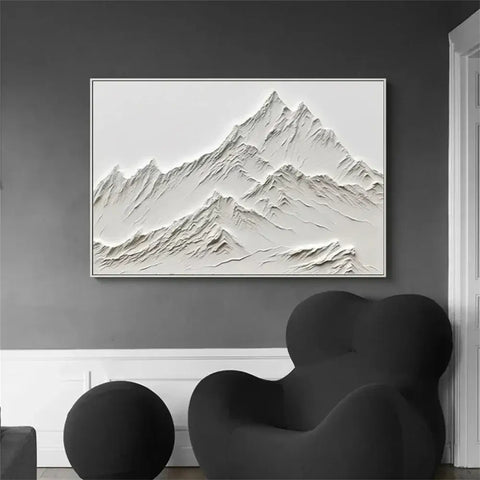 White Minimalist Painting #WM 019