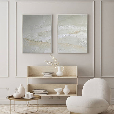 Abstract Tranquility Painting SET OF 2 #AVG 019 - Ins artcanvas