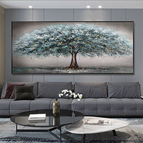 Vibrant Tree Landscape Wall Art #LL 0409