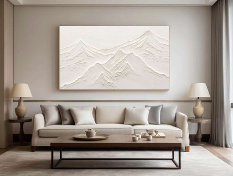 White Minimalist Painting #WM 005