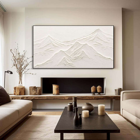 White Minimalist Painting #WM 005