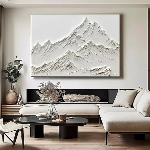 White Minimalist Painting #WM 019