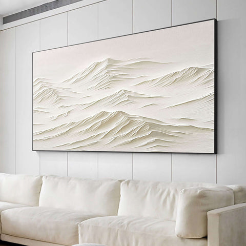 White Minimalist Painting #WM 009