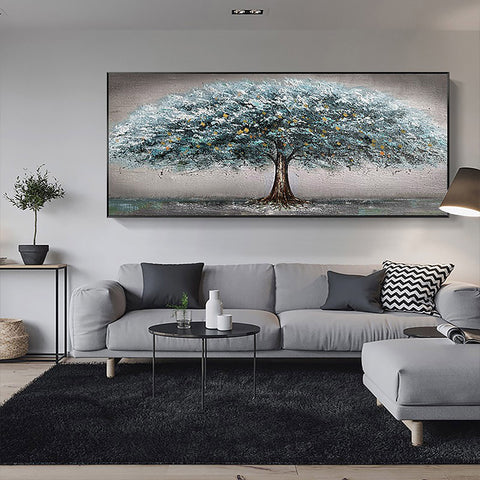 Vibrant Tree Landscape Wall Art #LL 0409