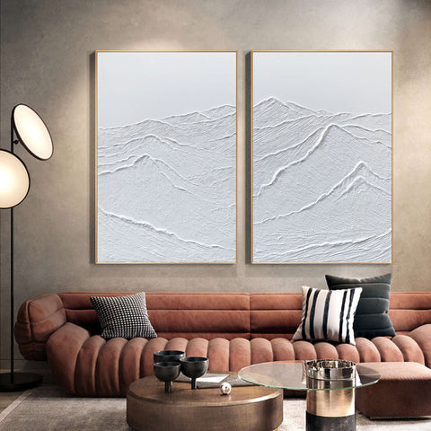 Abstract Tranquility Painting SET OF 2 #AVG 003 - Ins artcanvas