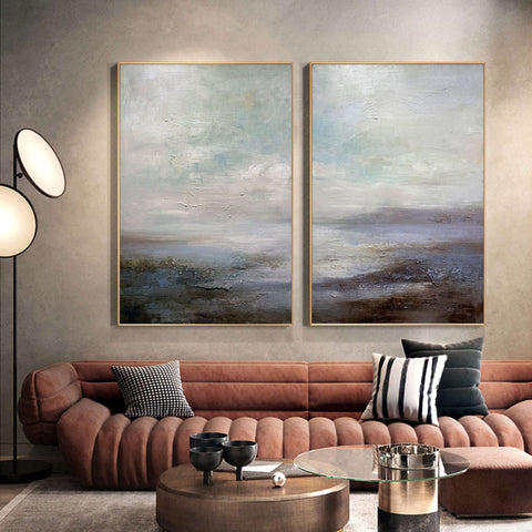 Abstract Tranquility Painting SET OF 2 #AVG 004 - Ins artcanvas