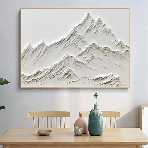 White Minimalist Painting #WM 019