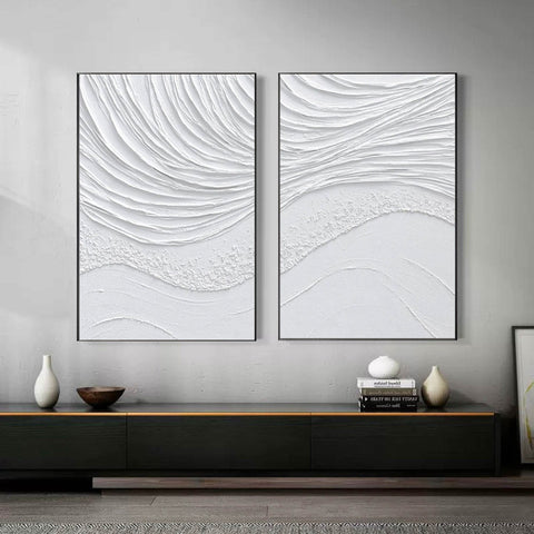 Abstract Tranquility Painting SET OF 2 #AVG 010 - Ins artcanvas