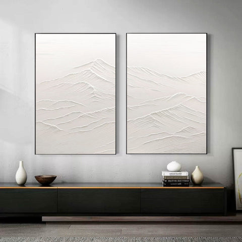 Abstract Tranquility Painting SET OF 2 #CXA 009 - Ins artcanvas