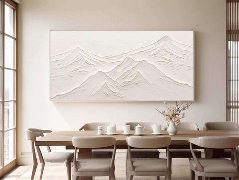 White Minimalist Painting #WM 005