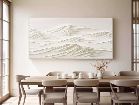 White Minimalist Painting #WM 009