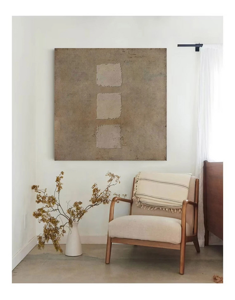 Earth Tone Japanese Wabi Sabi Wall Art #WSA 002