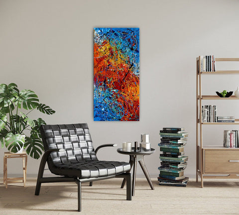 Abstract Art Paintings – Bright and Bold Colorful Canvas Art #CWA 003 - Ins artcanvas