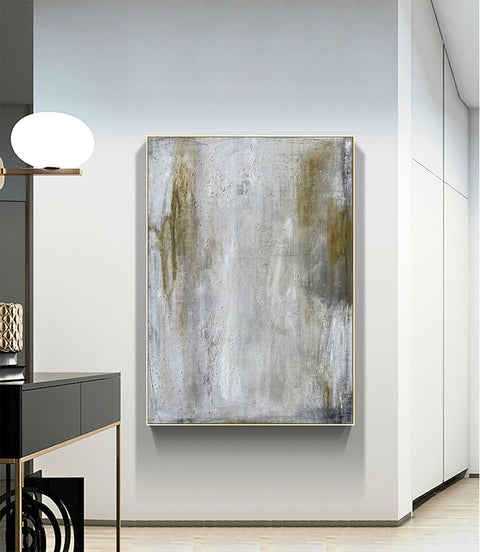 Beige & Brown Abstract Painting #CXA 003 - Ins artcanvas