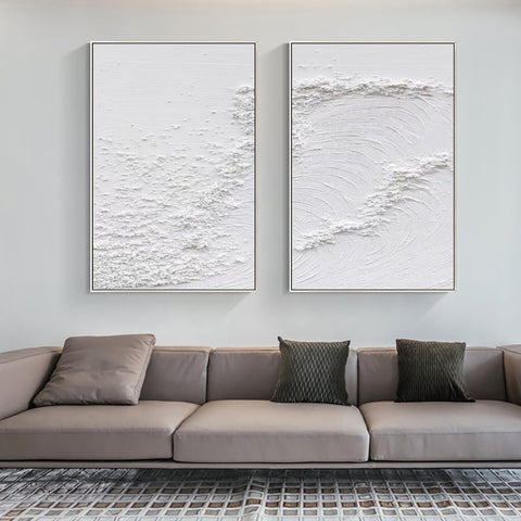 Abstract Tranquility Painting SET OF 2 #CXA 008 - Ins artcanvas