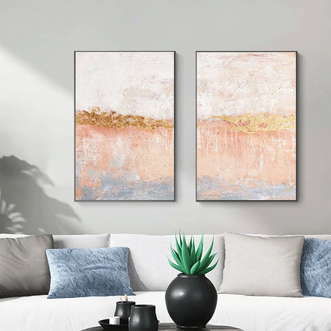 Abstract Tranquility Painting SET OF 2 #CXA 009 - Ins artcanvas