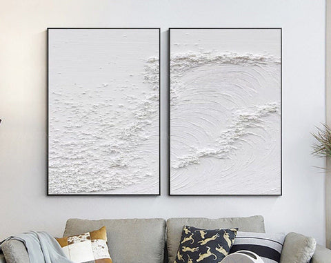 Abstract Tranquility Painting SET OF 2 #CXA 008 - Ins artcanvas