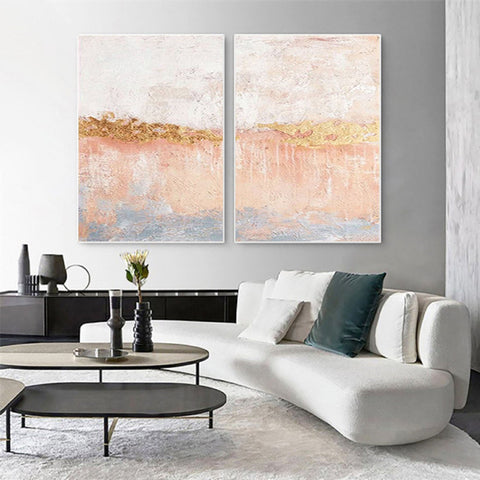 Abstract Tranquility Painting SET OF 2 #CXA 009 - Ins artcanvas