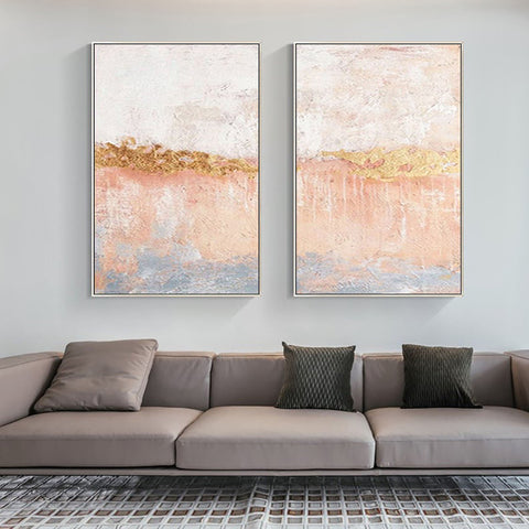 Abstract Tranquility Painting SET OF 2 #CXA 009 - Ins artcanvas